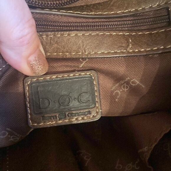 B.O.C. Bag tan and brown shoulder or crossbody bag - Picture 7 of 16